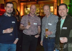 Simon Le Coz (Horconex), Werner van Mullekom (Codema), Albert Haket en Nicolas Bernard (Horconex)